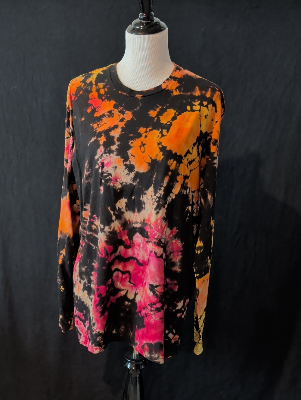 New Reverse Tiedye Unisex Long Sleeve Shirt